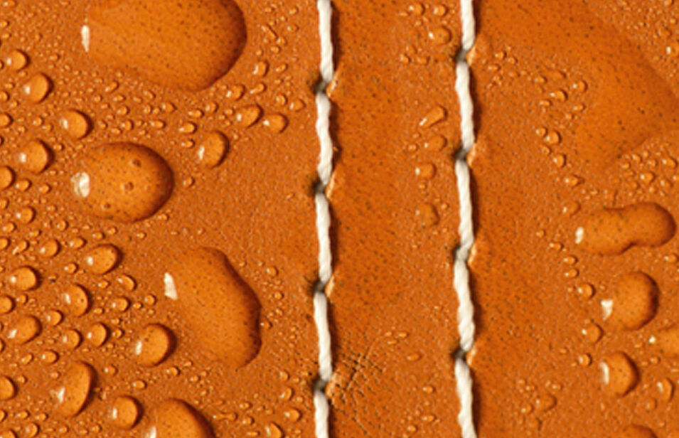 Thread without water-repellent finish_Capillary effect