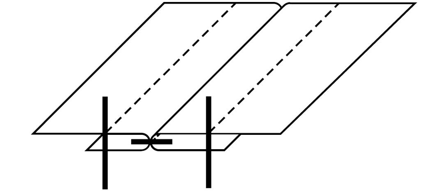 Unfold seam allowances and topstitch on both sides