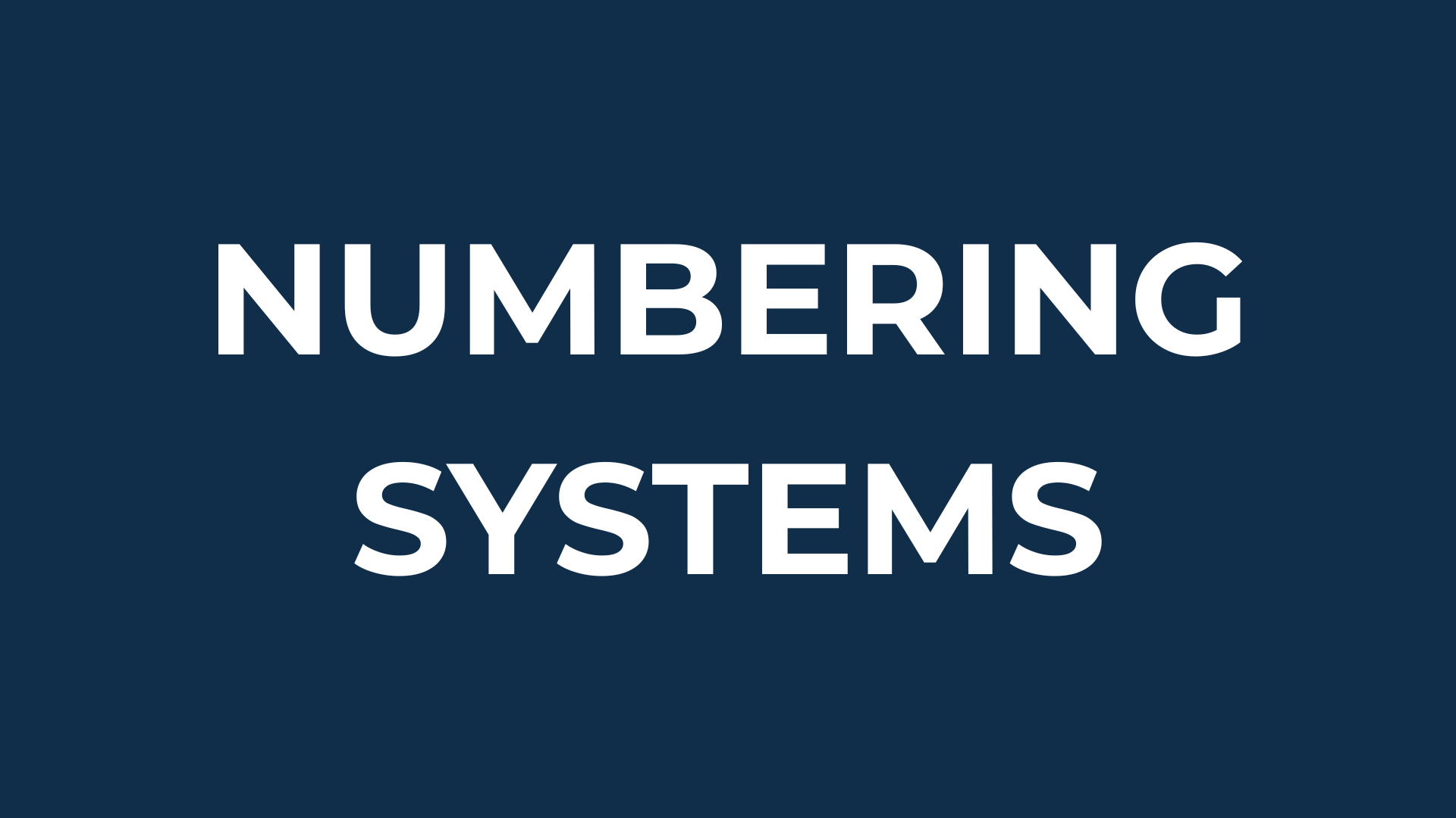 Textile numbering systems