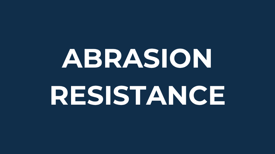 Abrasion resistance