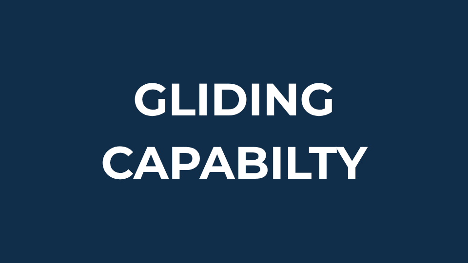 Gliding capabilty