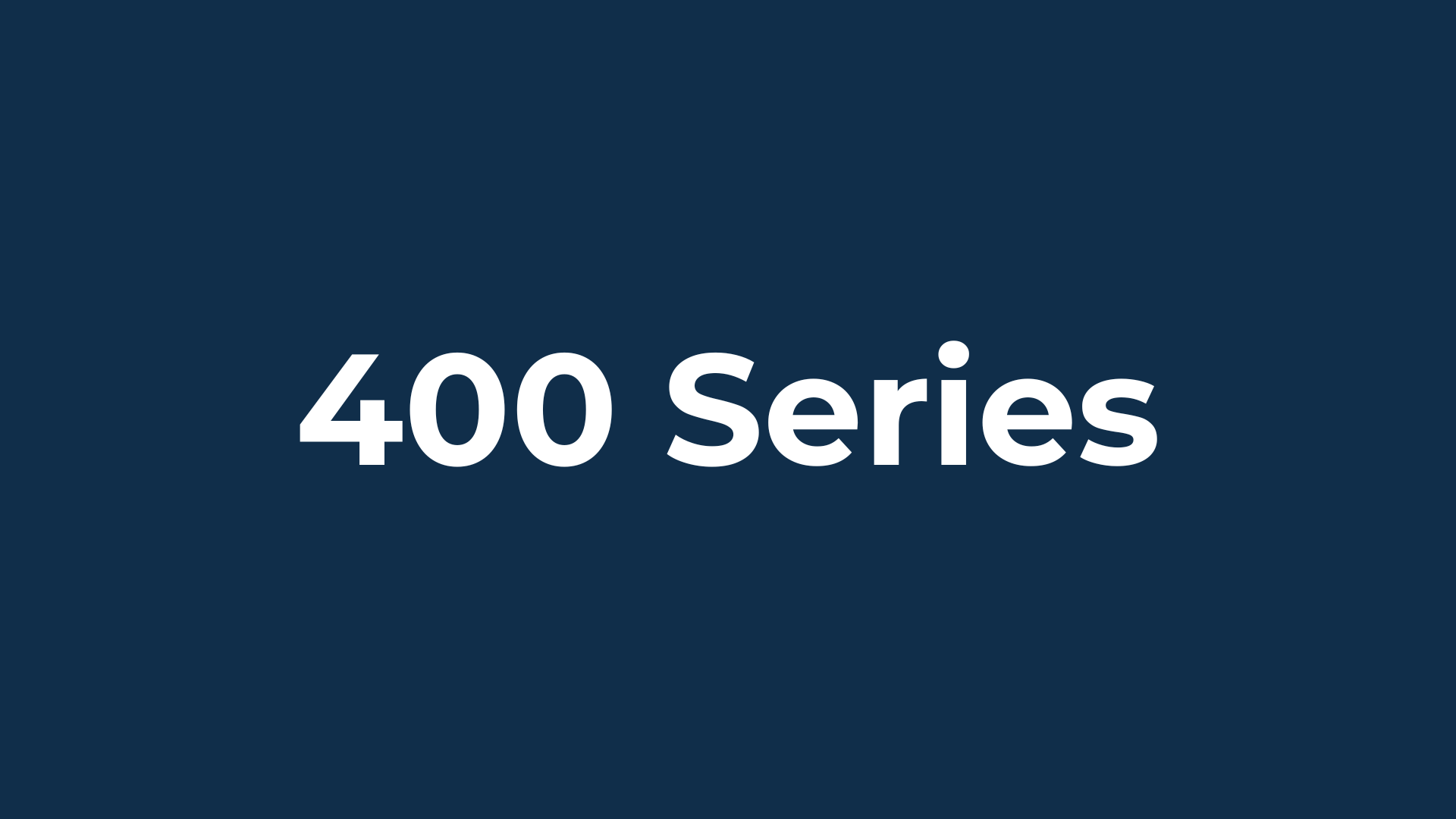 400 Series – Chain Stitch Types